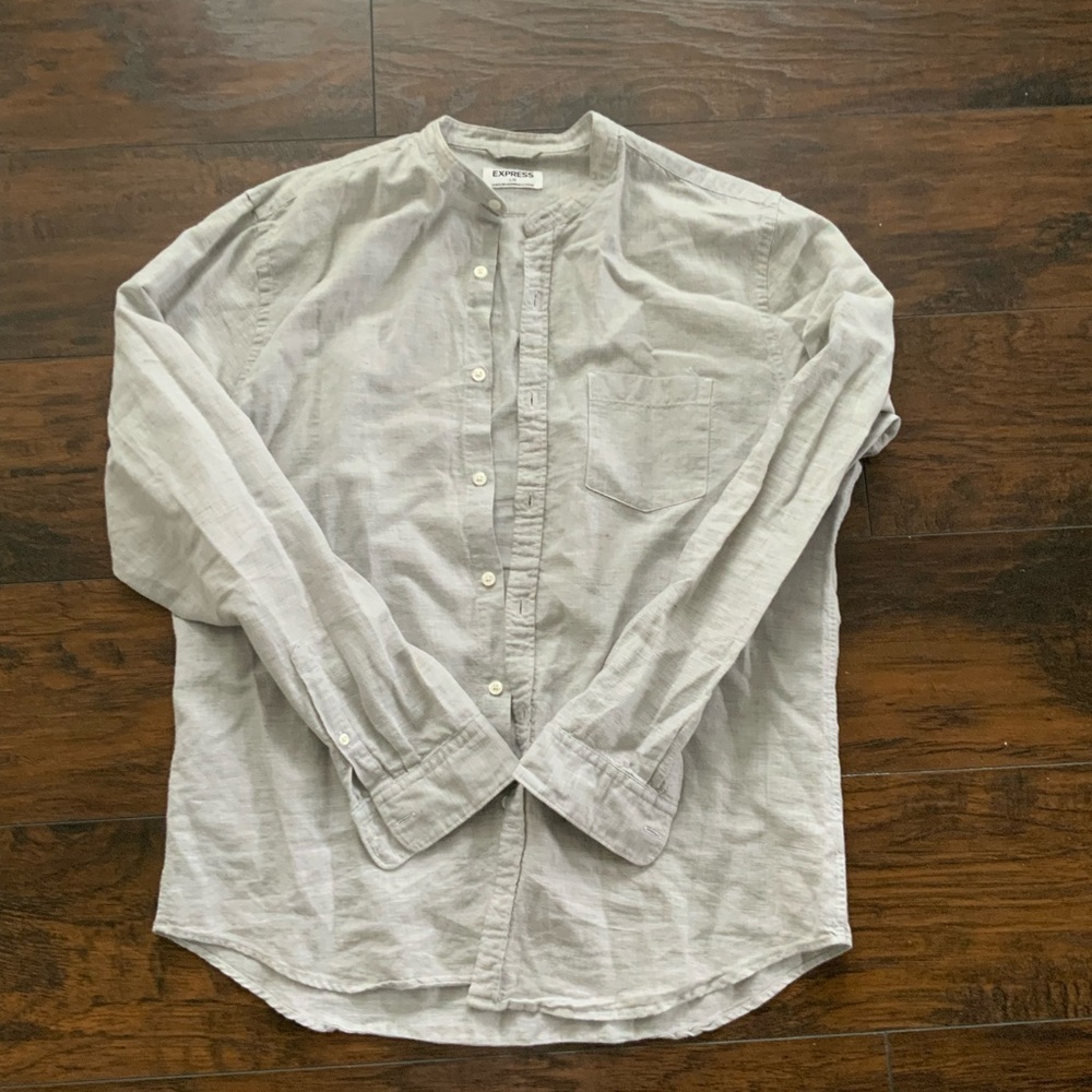 Express Grandad collar shirt